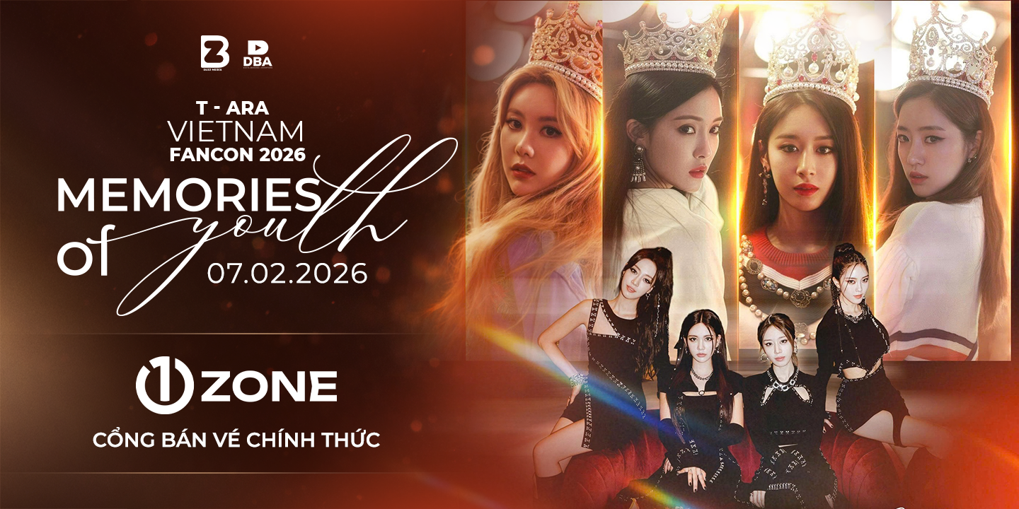 Banner T-Ara Vietnam Fancon 2026: Memories of Youth Banner T-Ara Vietnam Fancon 2026: Memories of Youth